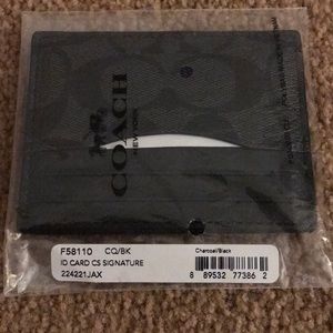 Coach ID/credit card case